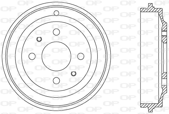 OPEN PARTS Тормозной барабан BAD9064.10